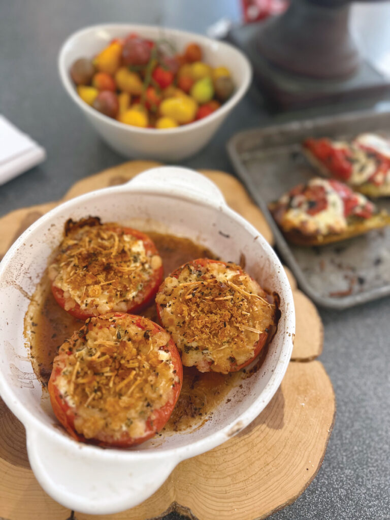 Roasted Stuffed Tomatoes