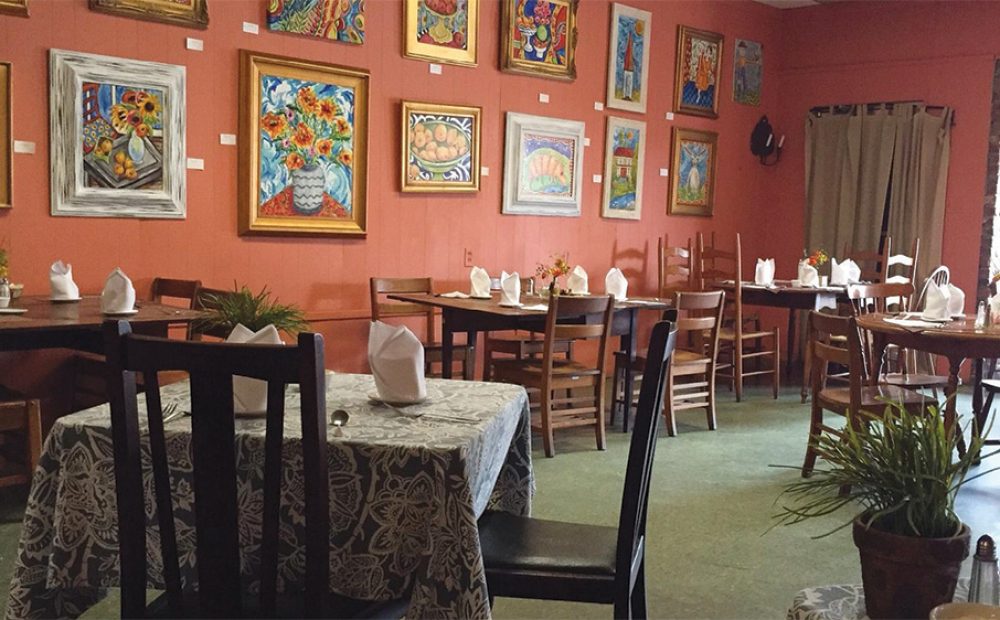 Feature The Crown interior